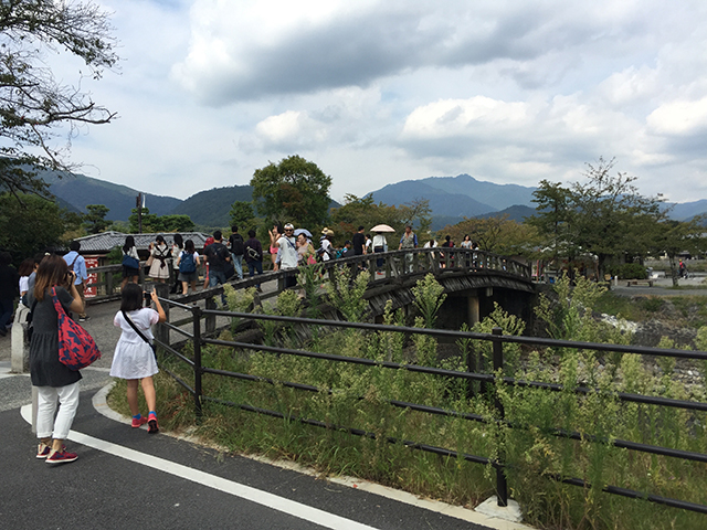 京都の観光客